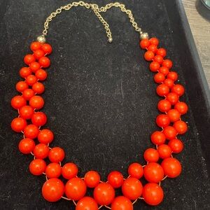 Elegant Red Beaded Necklace